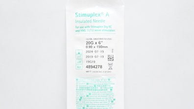 Braun 4894278 Stimuplex A Insulated Ndle. 20G x 6inch